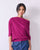 Ukiyo Off Shoulder Top - Berry