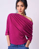 Ukiyo Off Shoulder Top - Berry