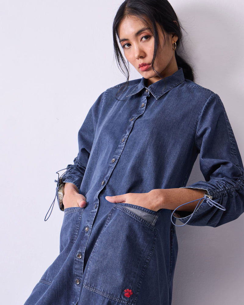 Pocket Dress - Denim