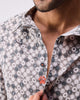 Kochi Shirt - Light Grey Print