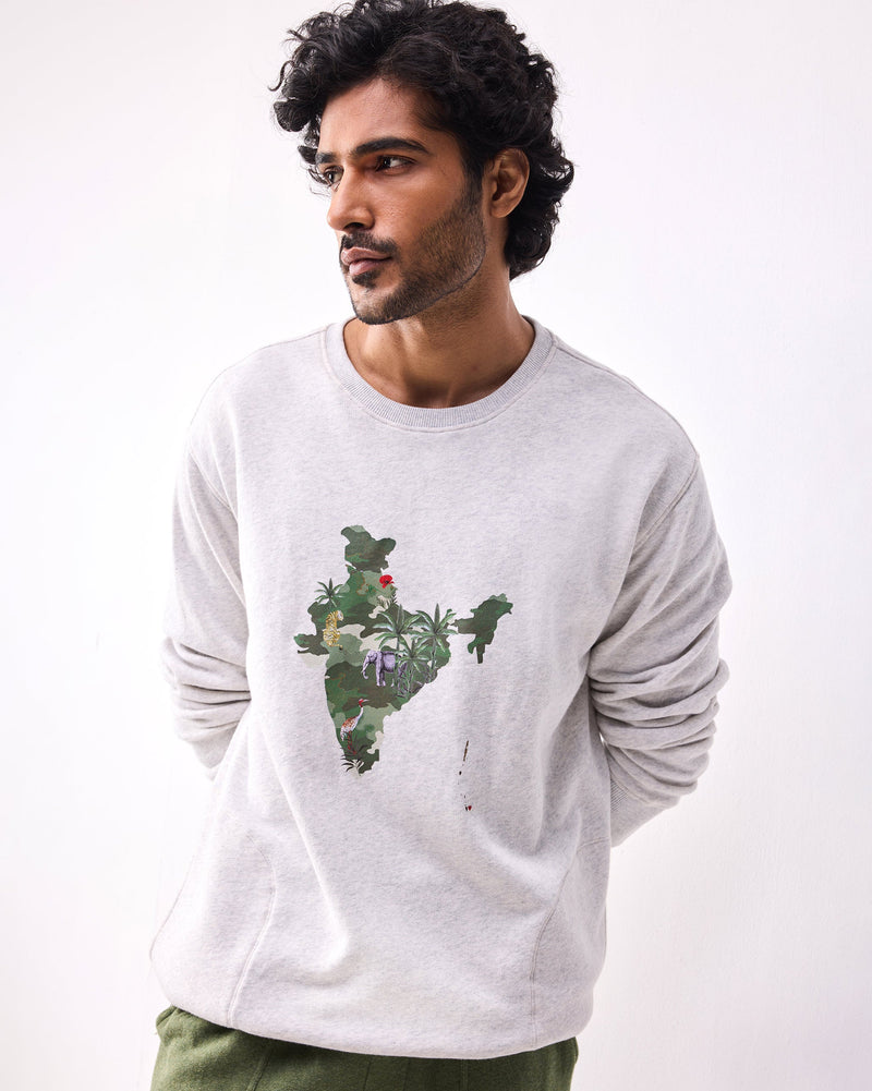 Glacier Sweatshirt - Light Grey