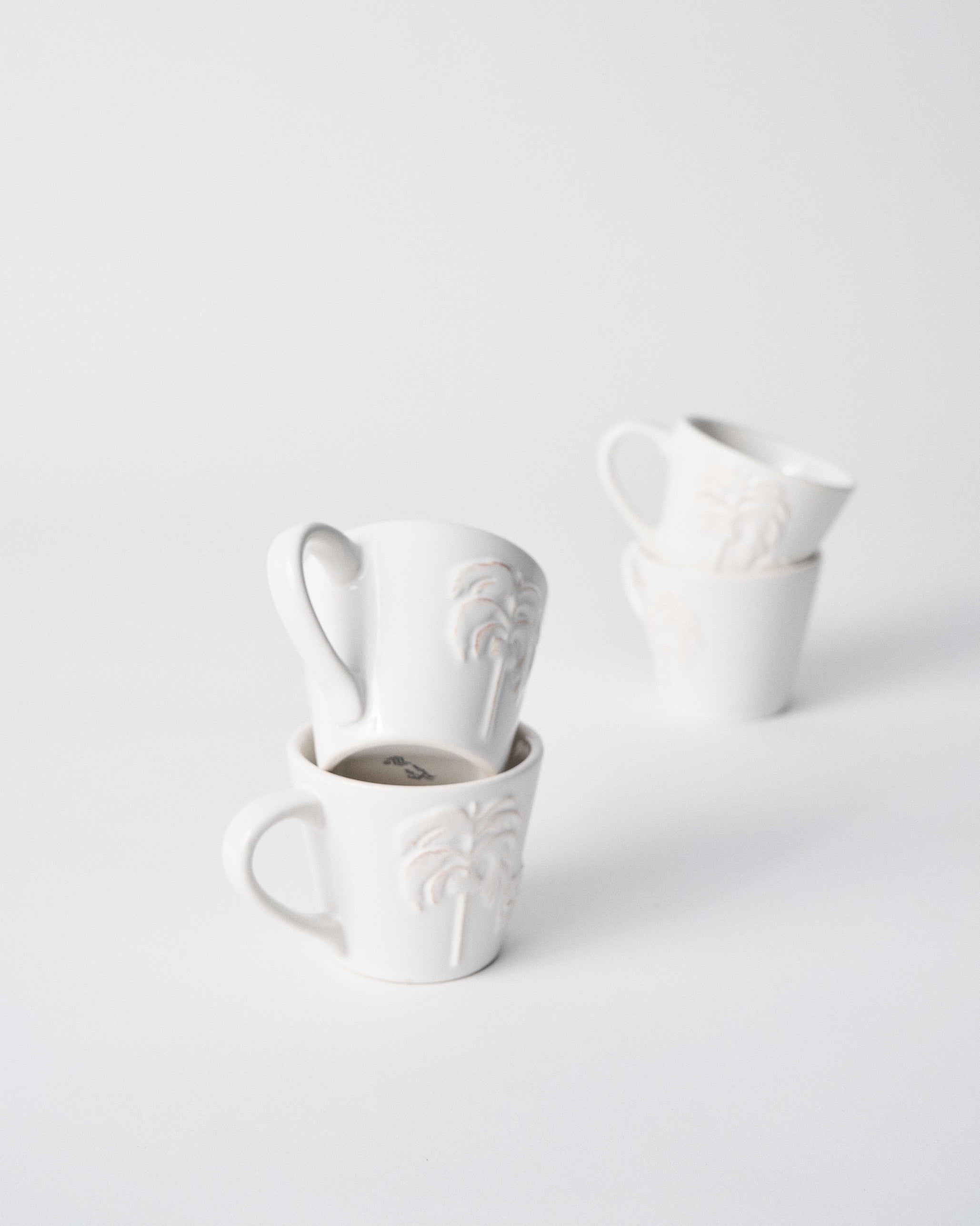 Ele Palm Espresso Mug - Set of 4