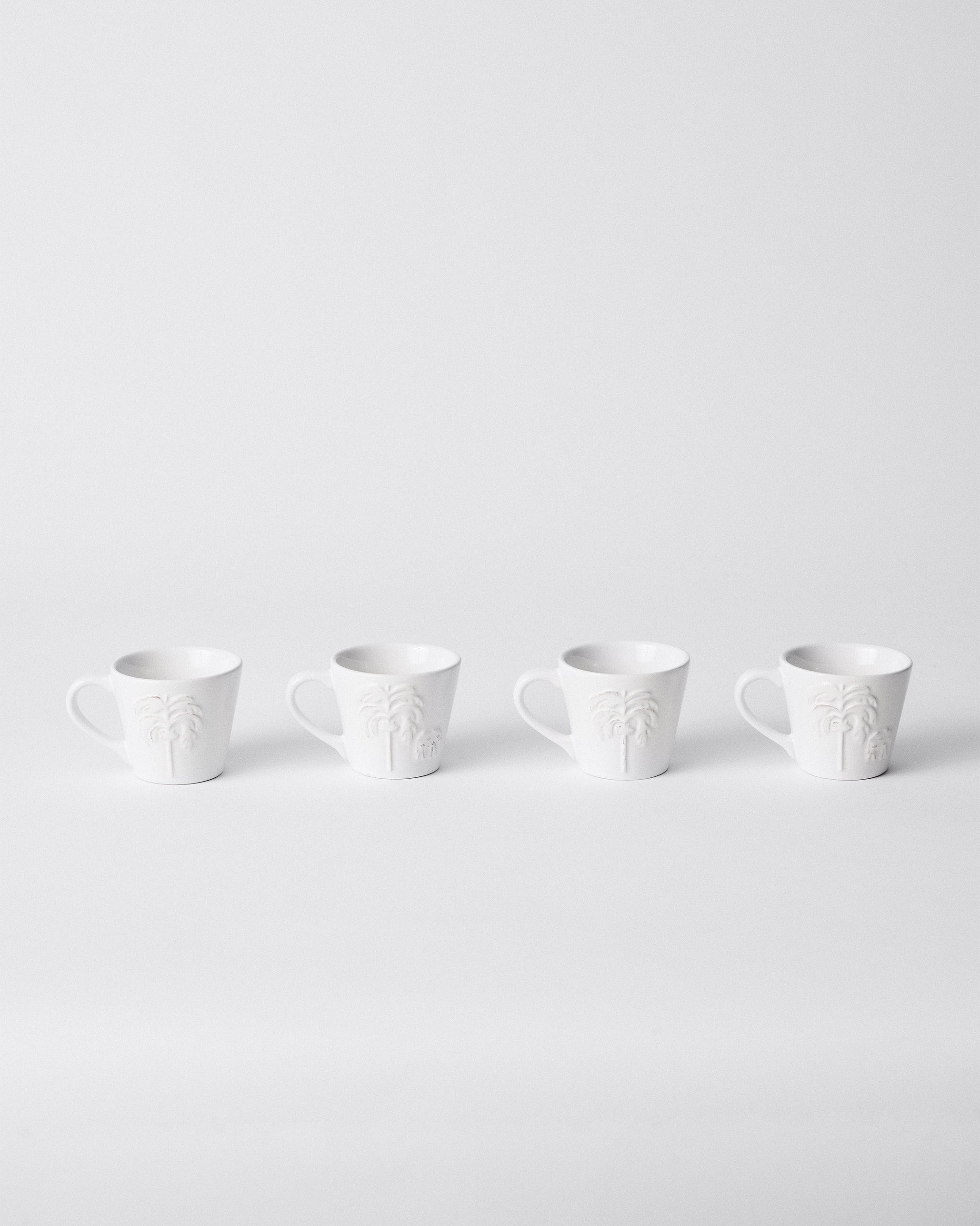 Ele Palm Espresso Mug - Set of 4