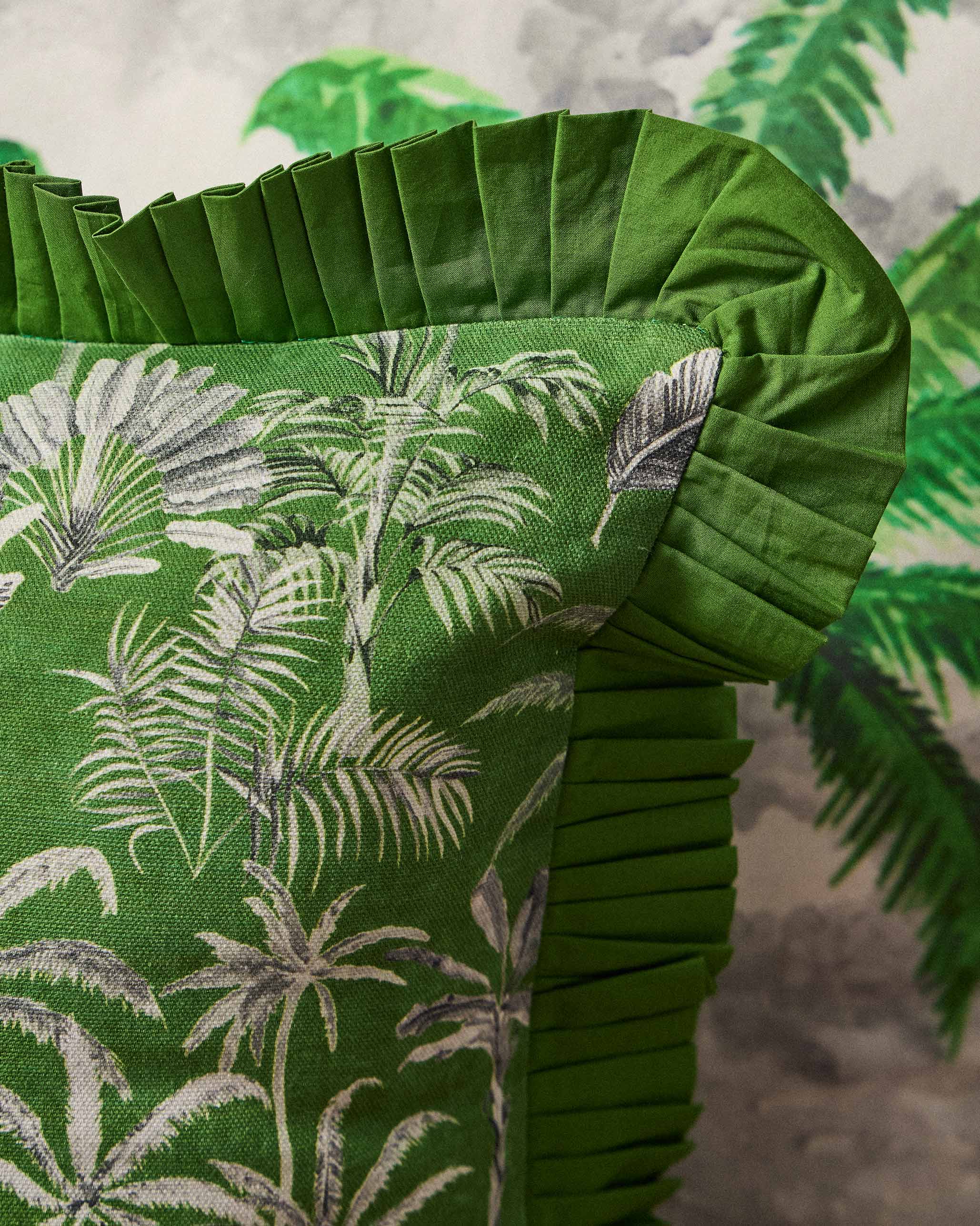 Palm Trail Cushion Cover