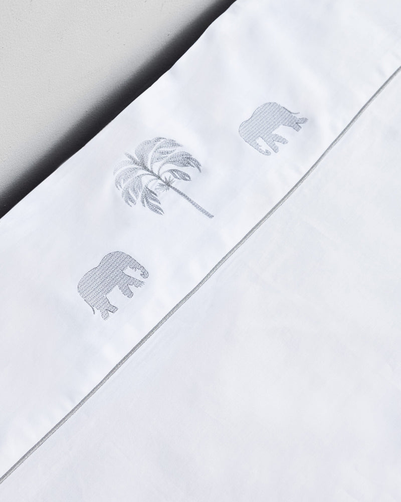 Ele Palm Bedsheet King with Pillow Case Set