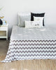 Colombo Wave Bedsheet King with Pillow Case Set
