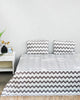 Colombo Wave Bedsheet King with Pillow Case Set