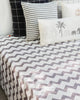 Colombo Wave Bedsheet King with Pillow Case Set