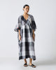 Waadi Kaftan - Black & White Checks