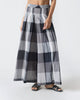 Pleated Trousers - Black & White Checks