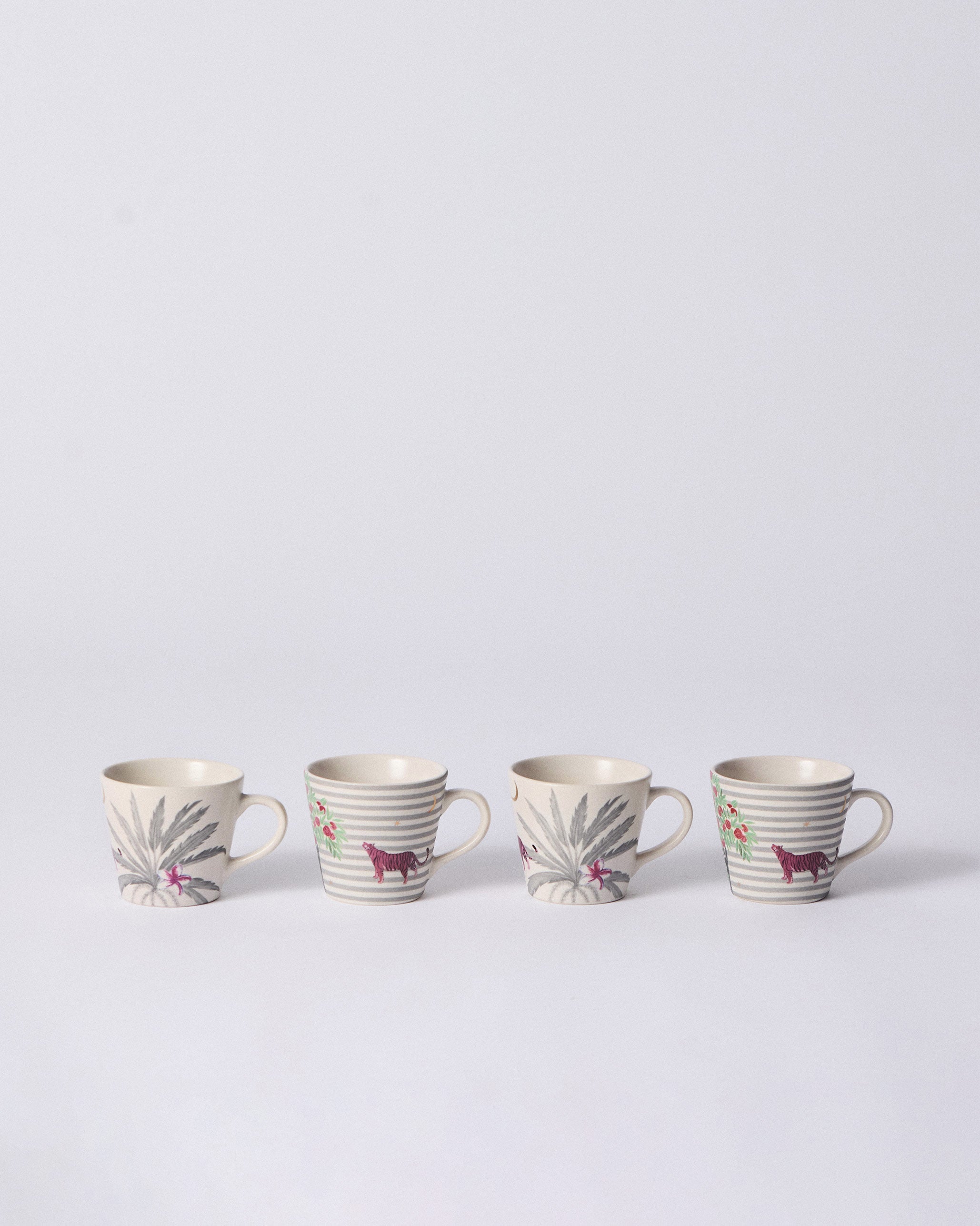 Ceylon Trail Espresso Mugs - Set of 4