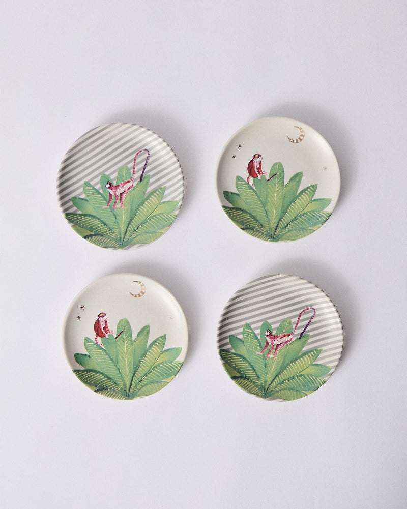 Ceylon Trail Tea Plates - Set of 4