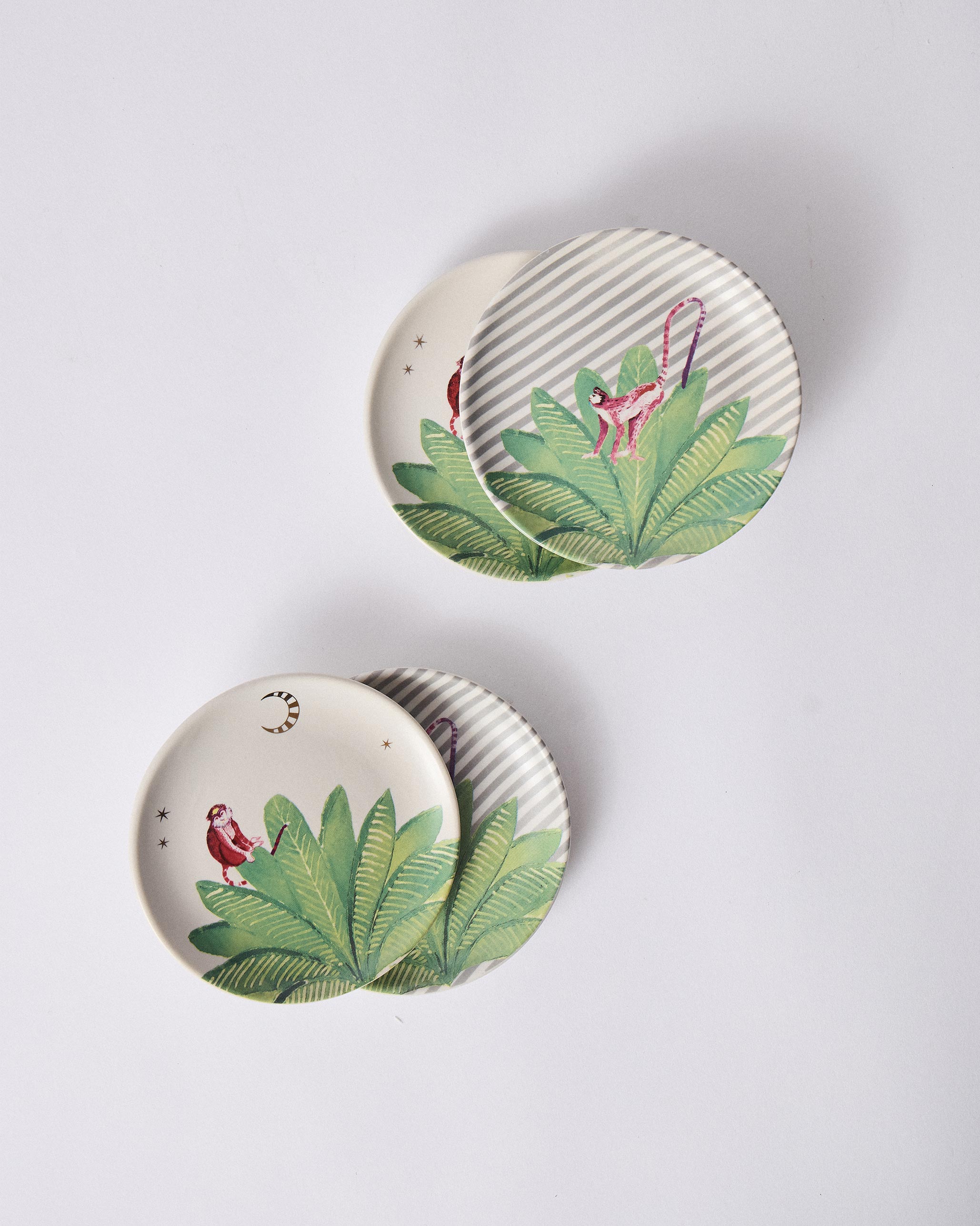 Ceylon Trail Tea Plates - Set of 4