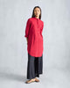 Basic Mid Length Kurta - Red