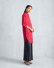 Basic Mid Length Kurta - Red