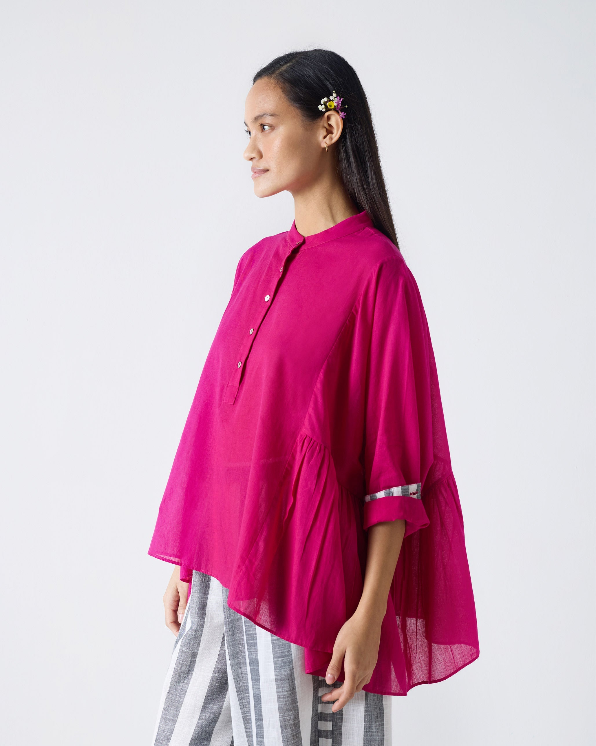 Dolman Top - Fuchsia