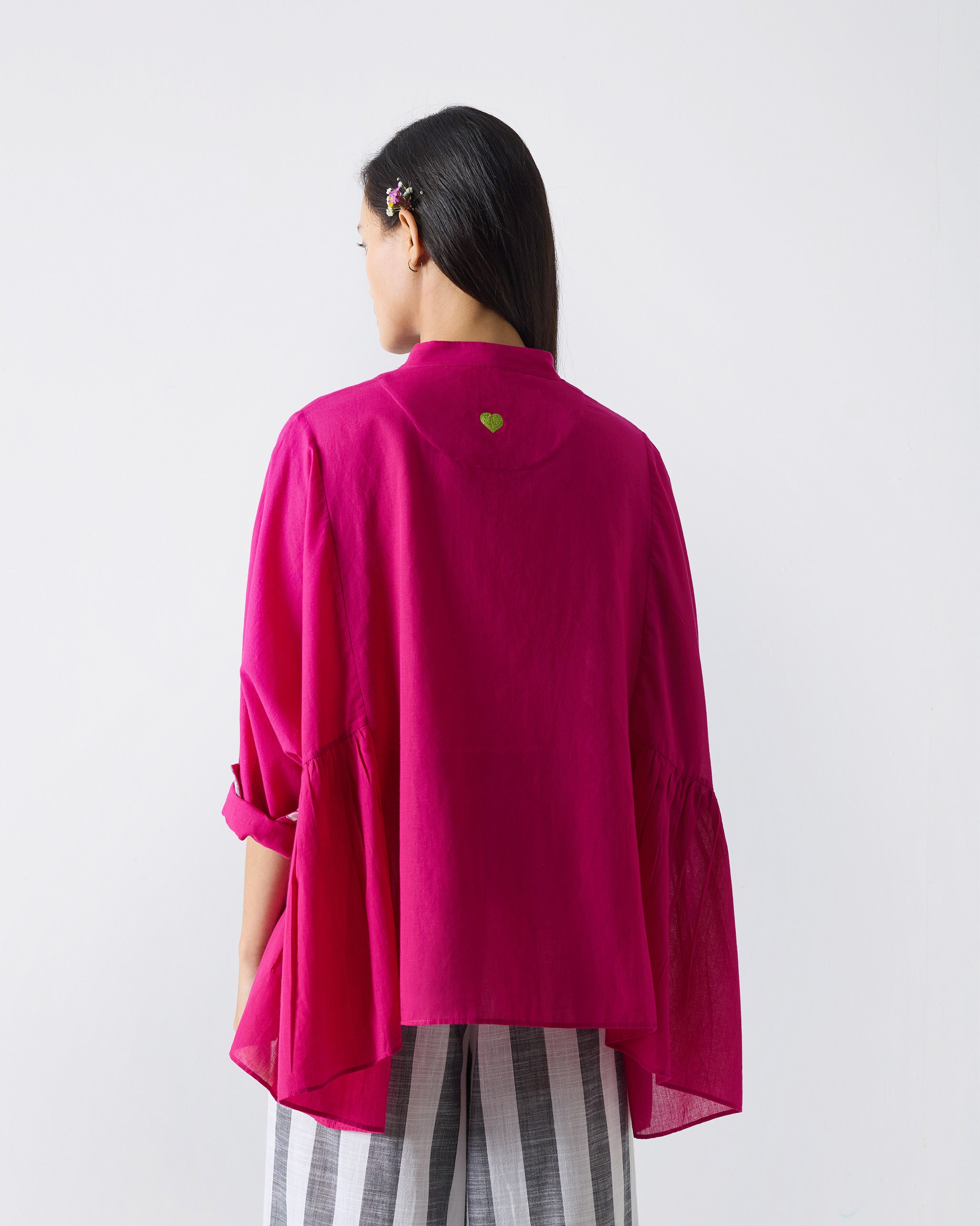 Dolman Top - Fuchsia