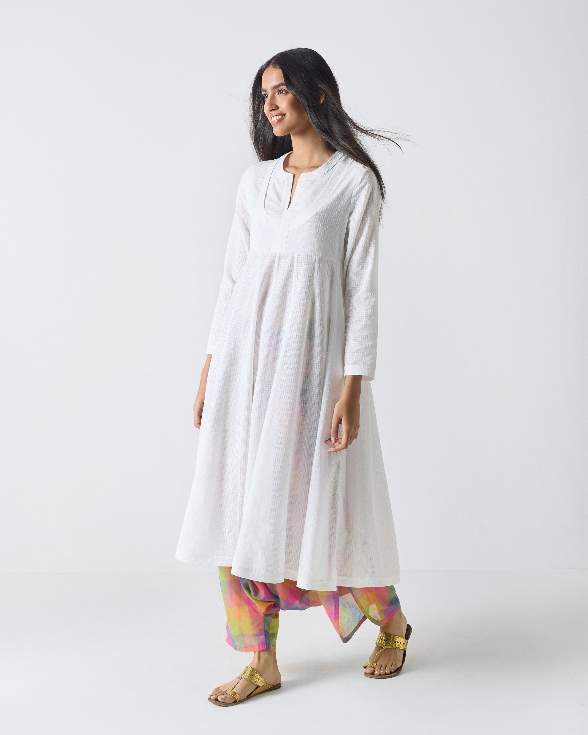 Tisya Kurta - White