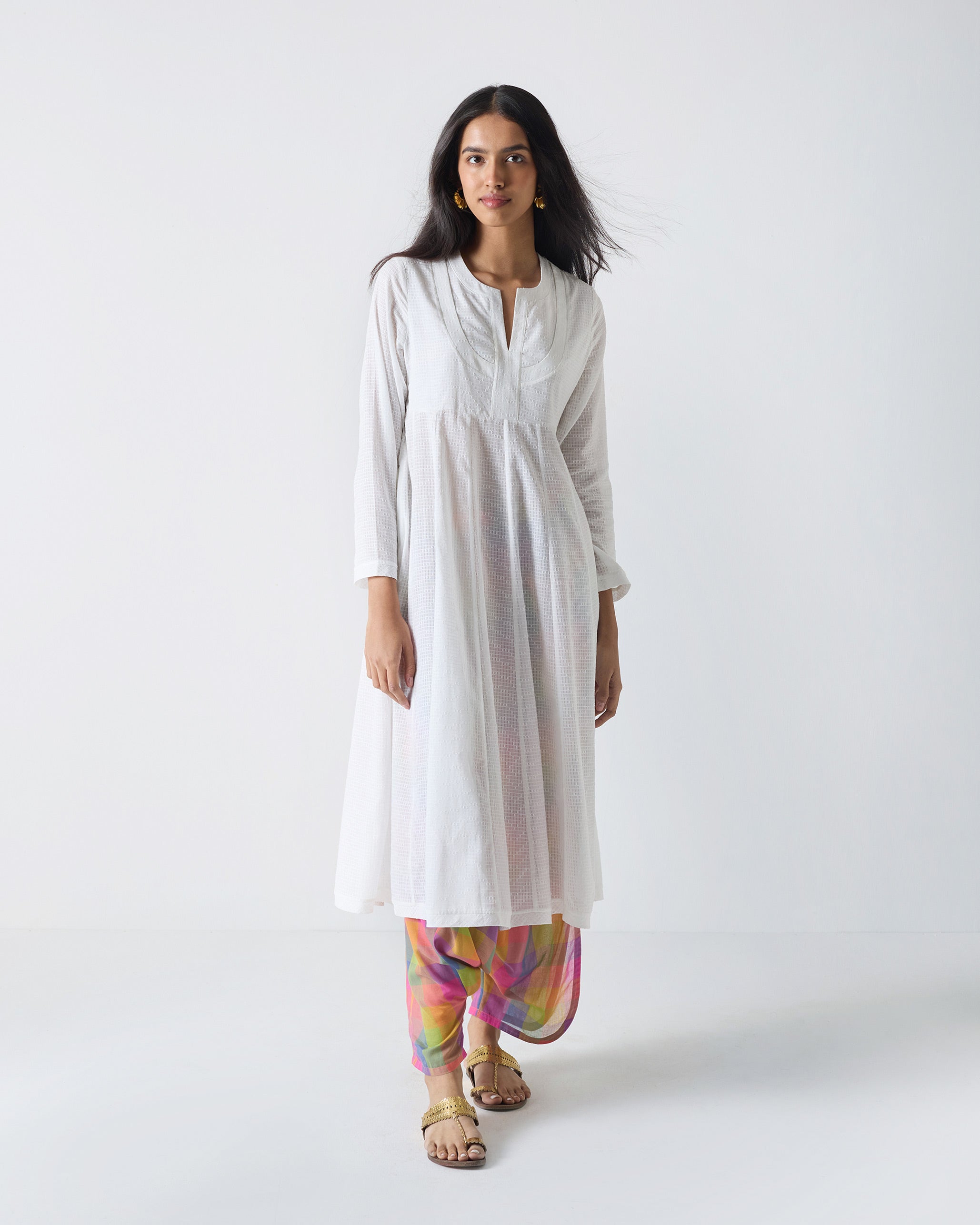 Tisya Kurta - White