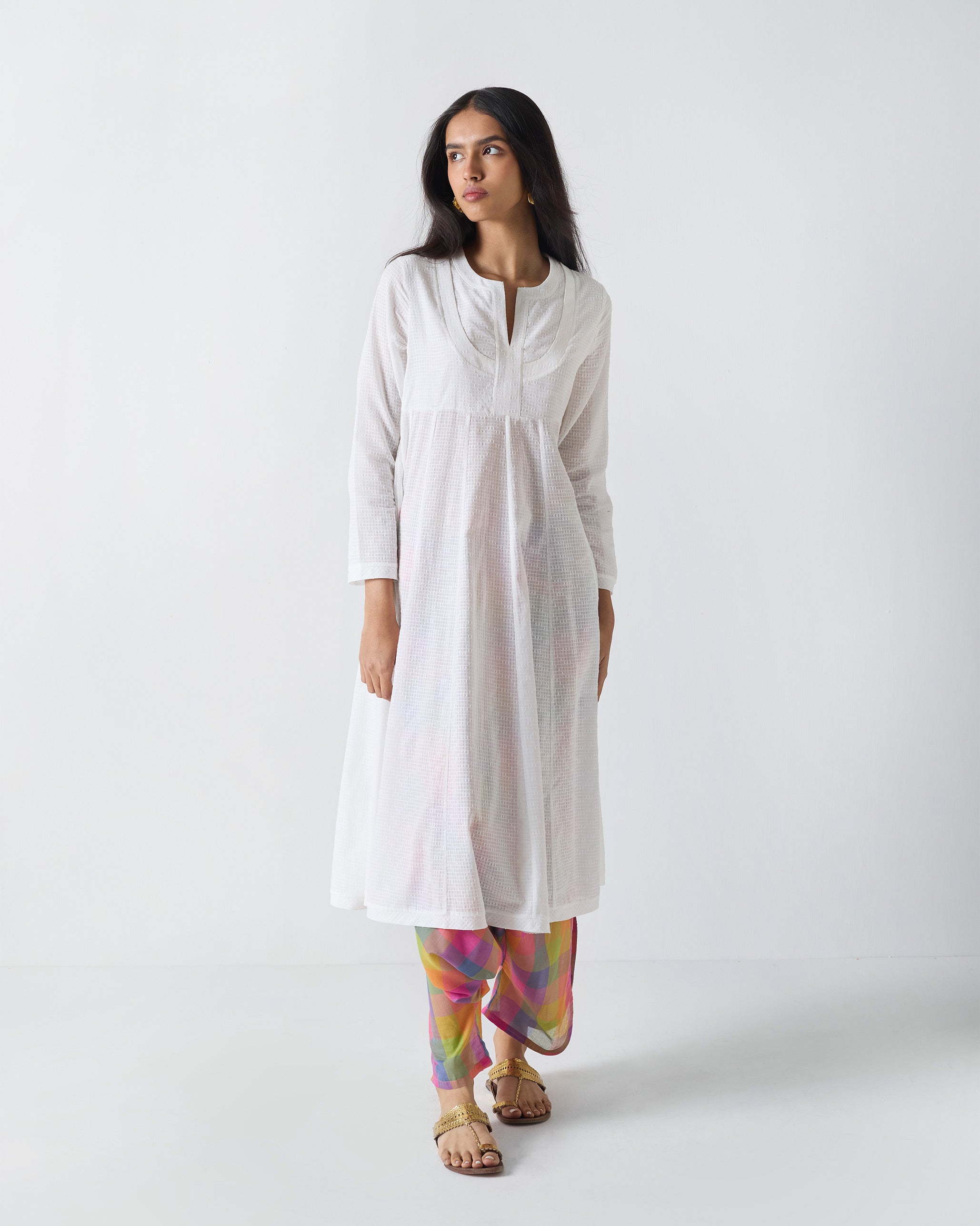 Tisya Kurta - White