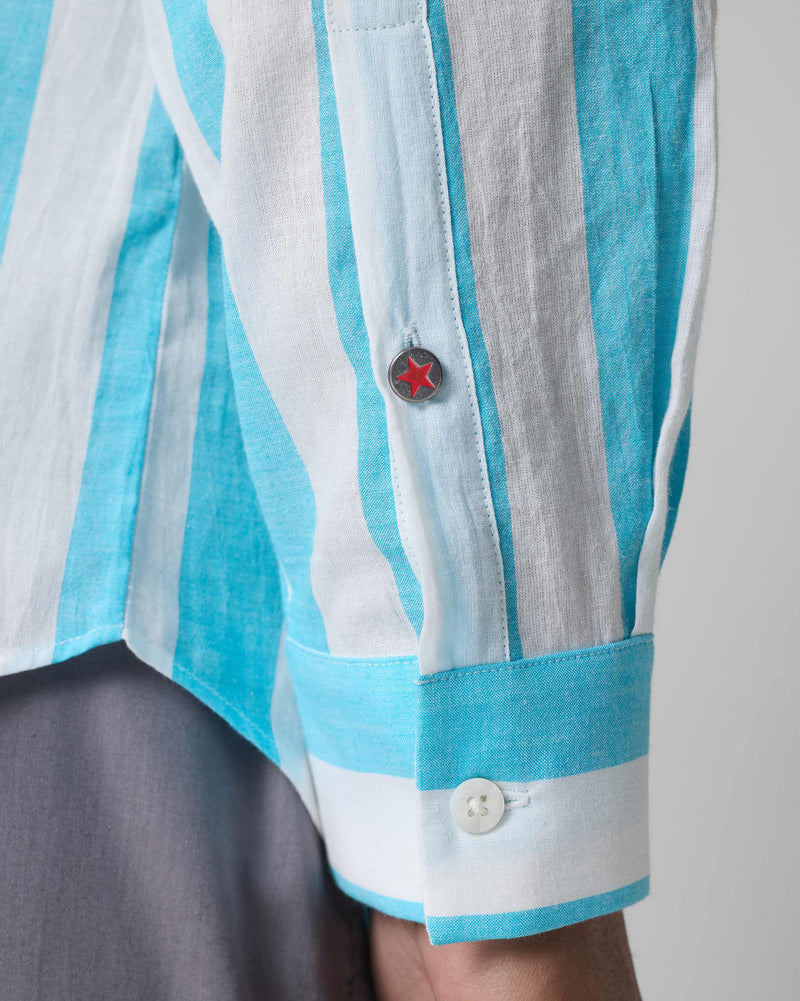 Slim Fit Shirt - Blue Stripes