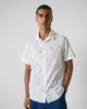 Half Sleeve Shirt Set (Embroidered & Striped)