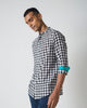 Nawab Shirt - Black & White Checks