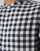 Nawab Shirt - Black & White Checks