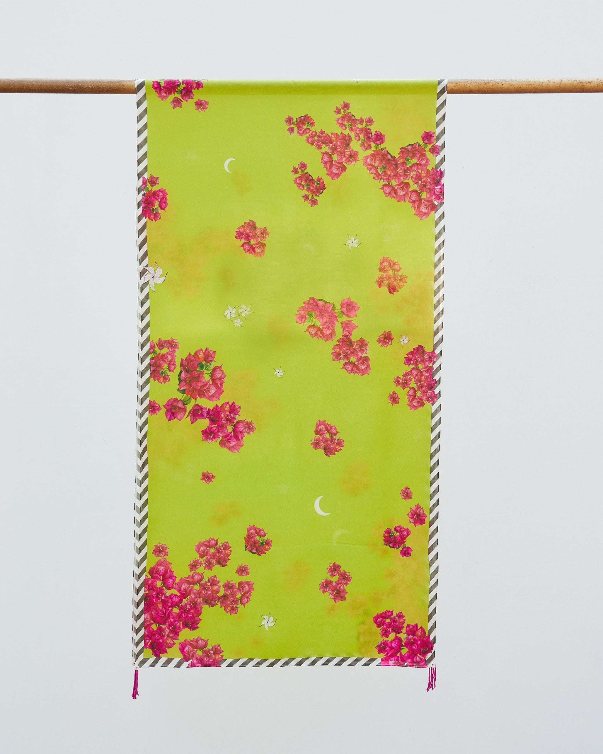 Bougainvillea Scarf - Lime