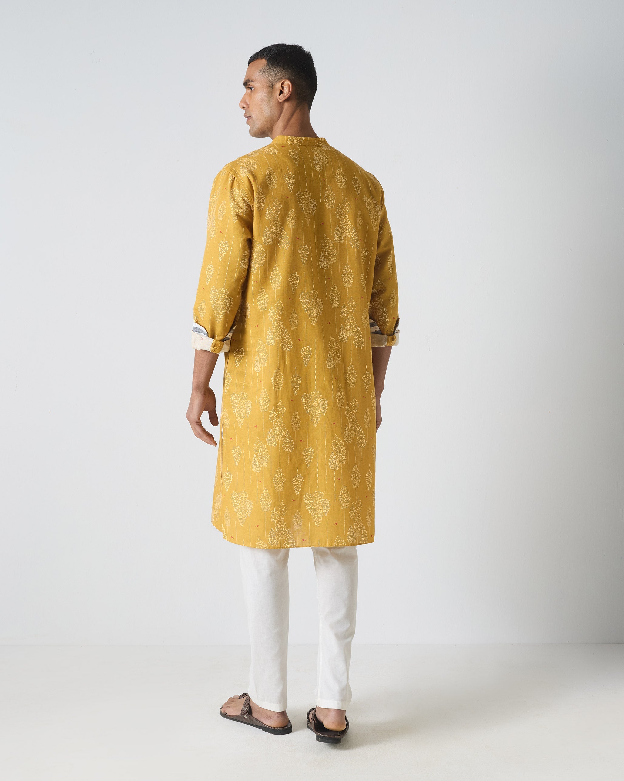 Astral Kurta - Ochre Print