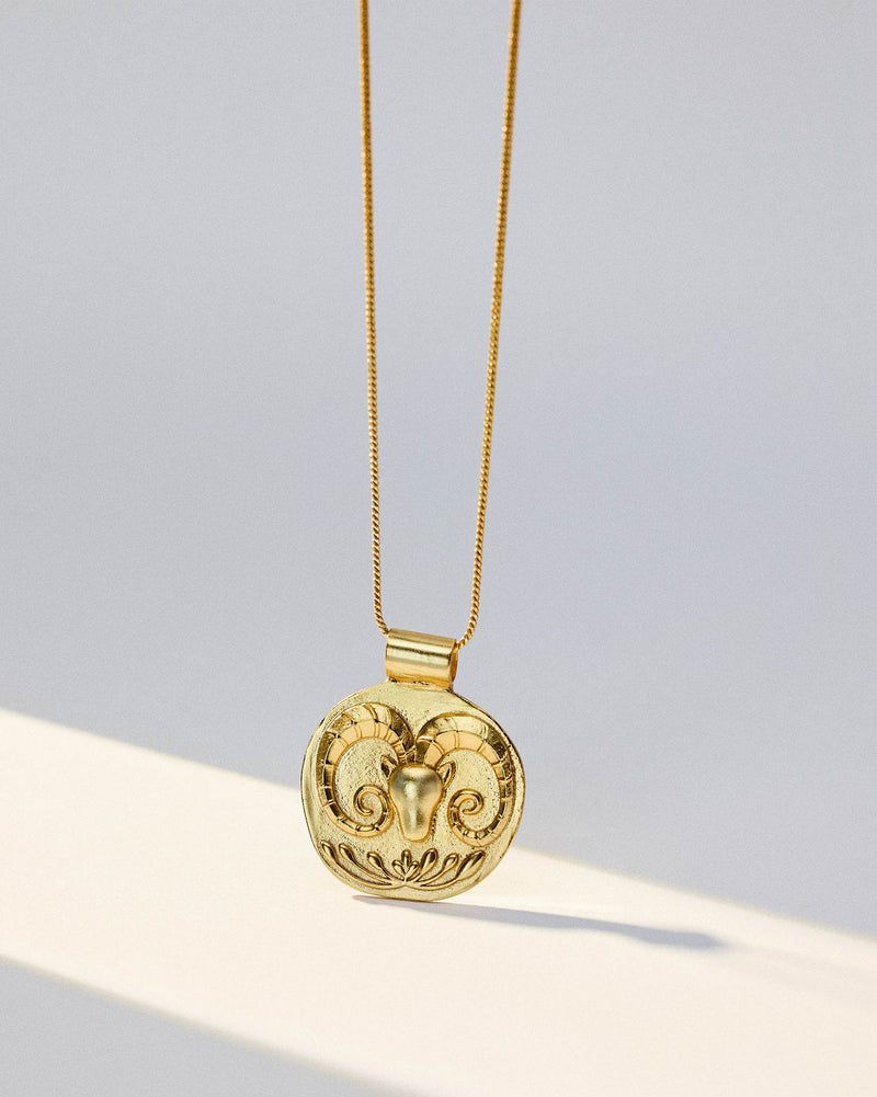 Mesh Charm (Aries) - Gold