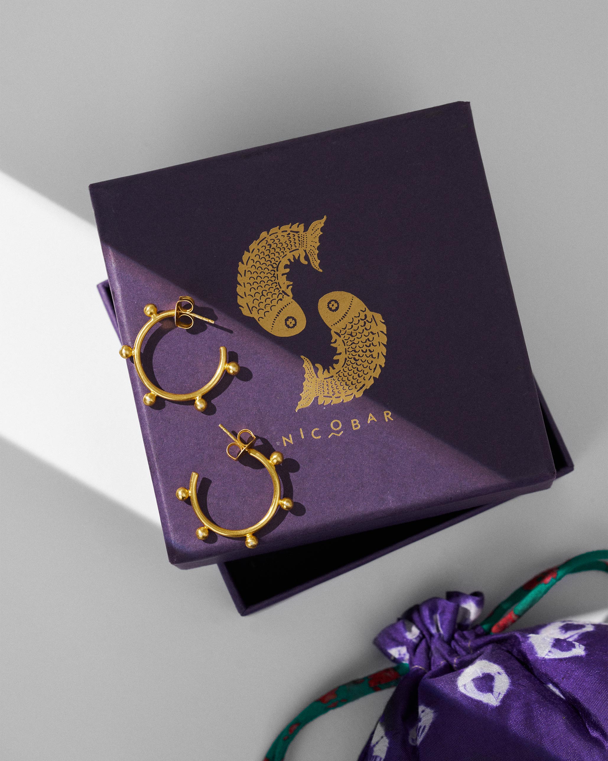 Sunshine Hoops - Gold