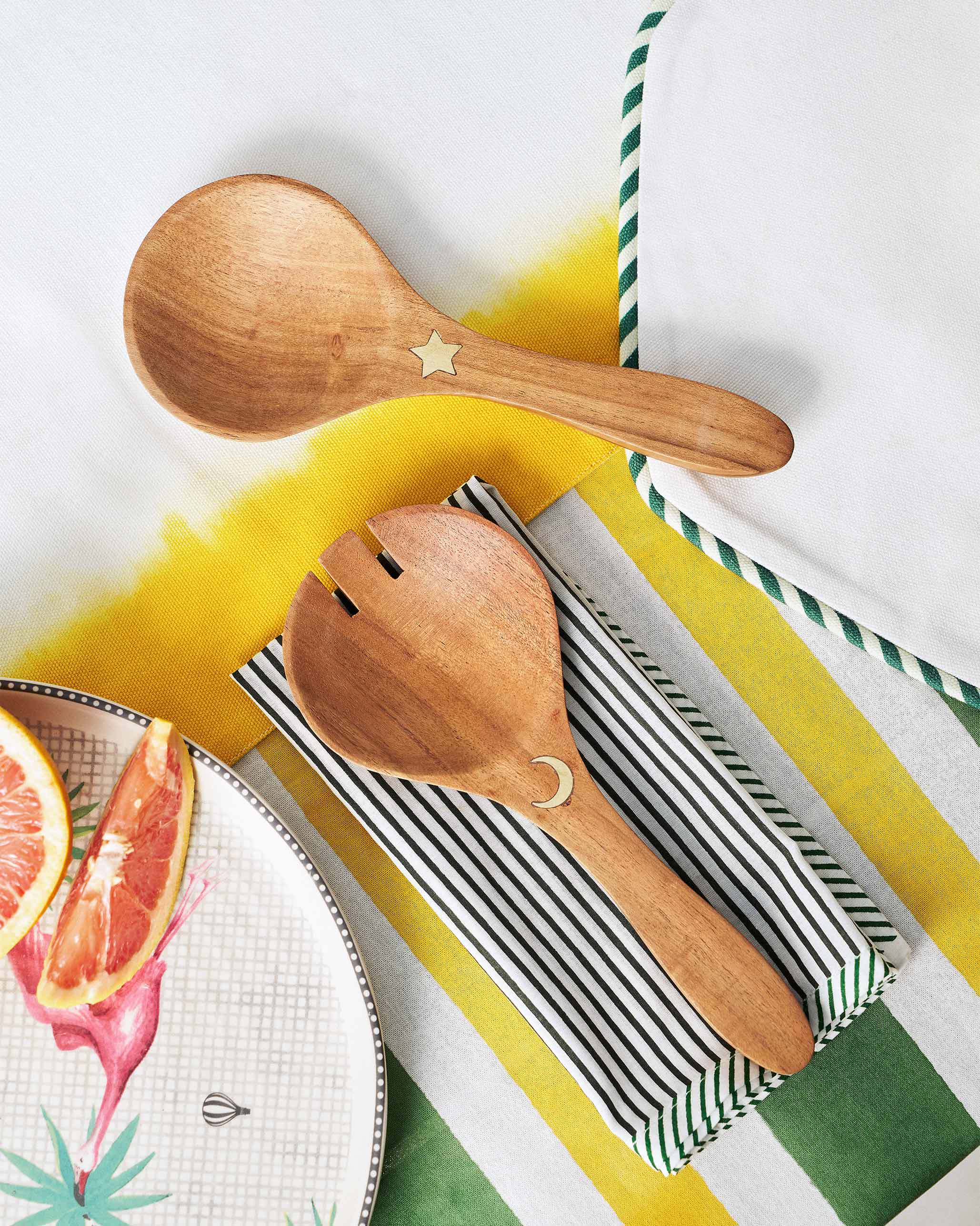 Chand Sitara Salad Server - Set of 2