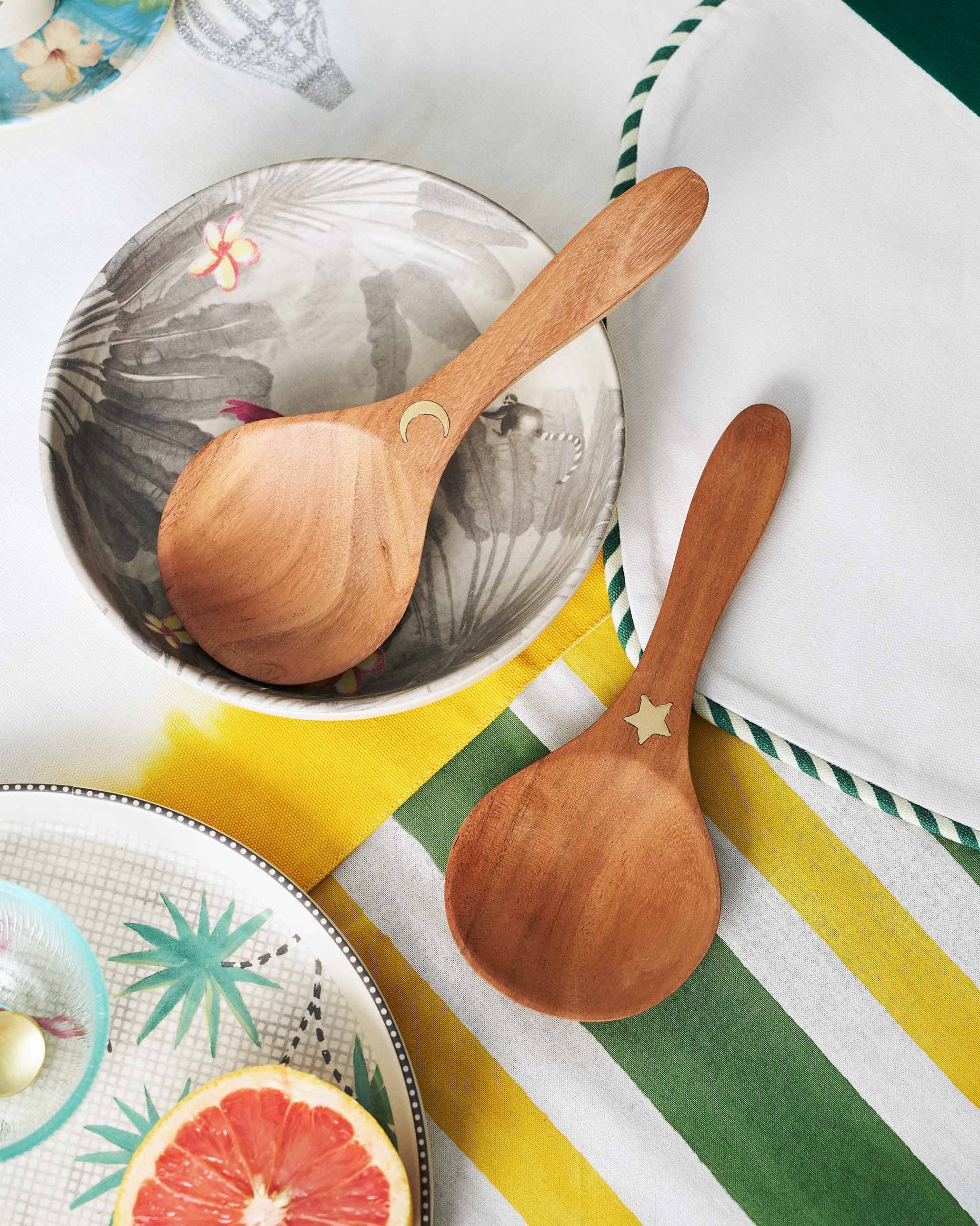 Chand Sitara Serving Spoon - Set of 2