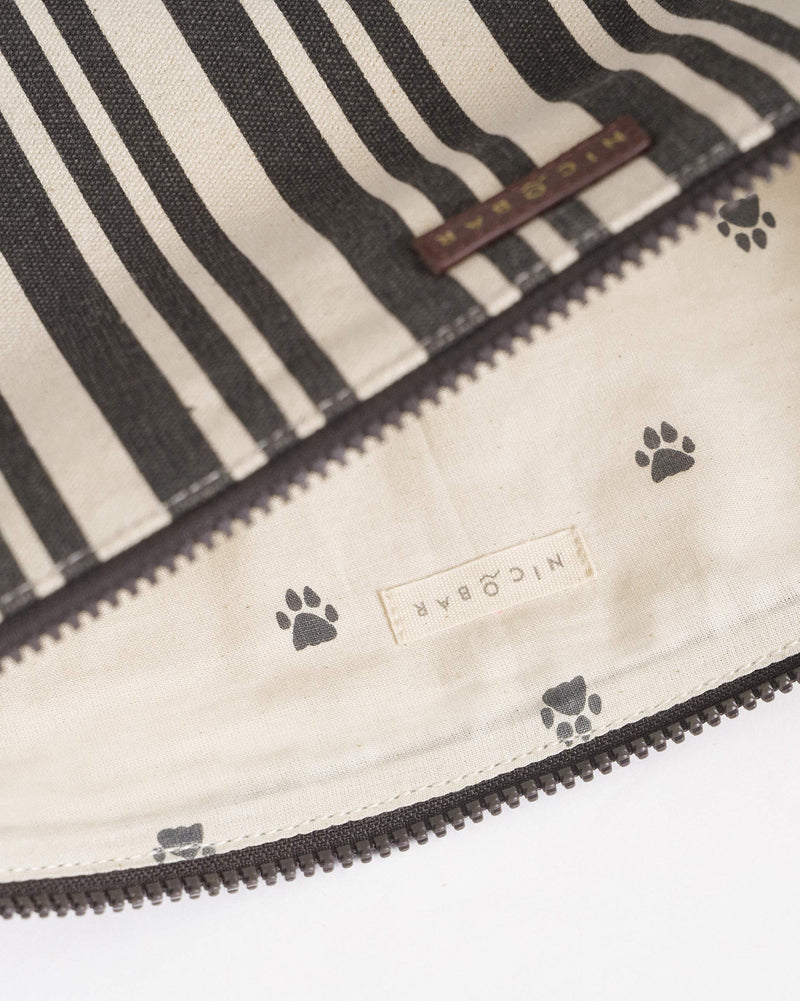 Berber Laptop Sleeve 15" - Charcoal Stripes