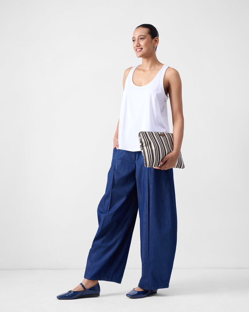 Berber Laptop Sleeve 15" - Charcoal Stripes
