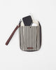 Gadget Pouch - Charcoal Stripes