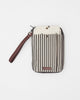 Gadget Pouch - Charcoal Stripes