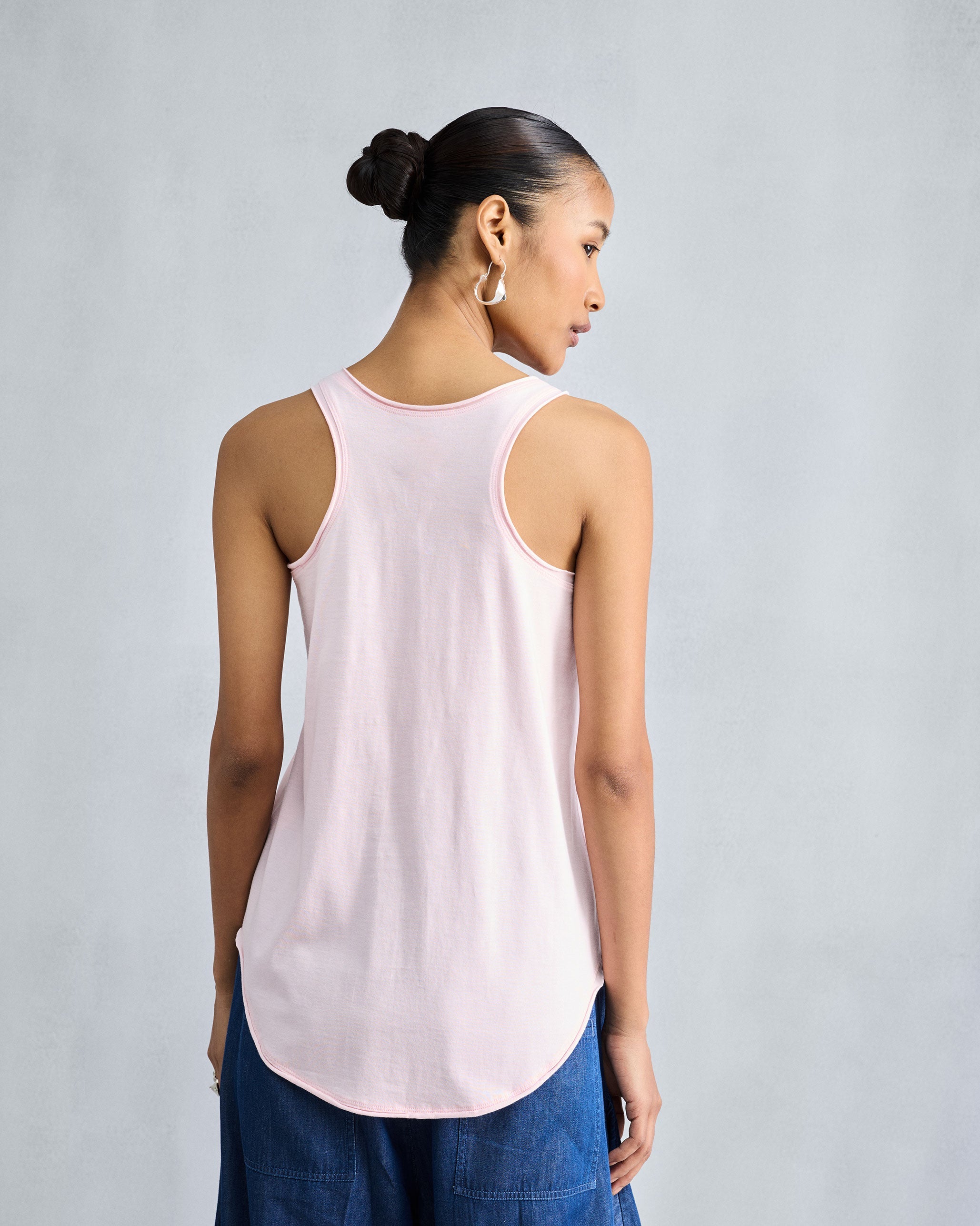 Ukiyo Racerback Tank - Light Pink