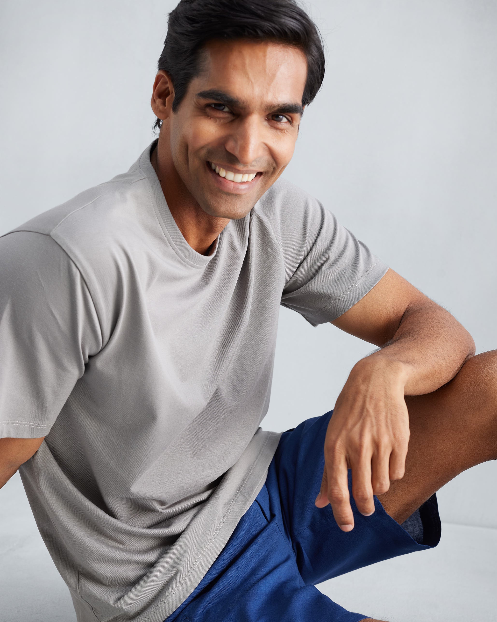 Everyday Essentials T-Shirt Set (Navy & Grey)