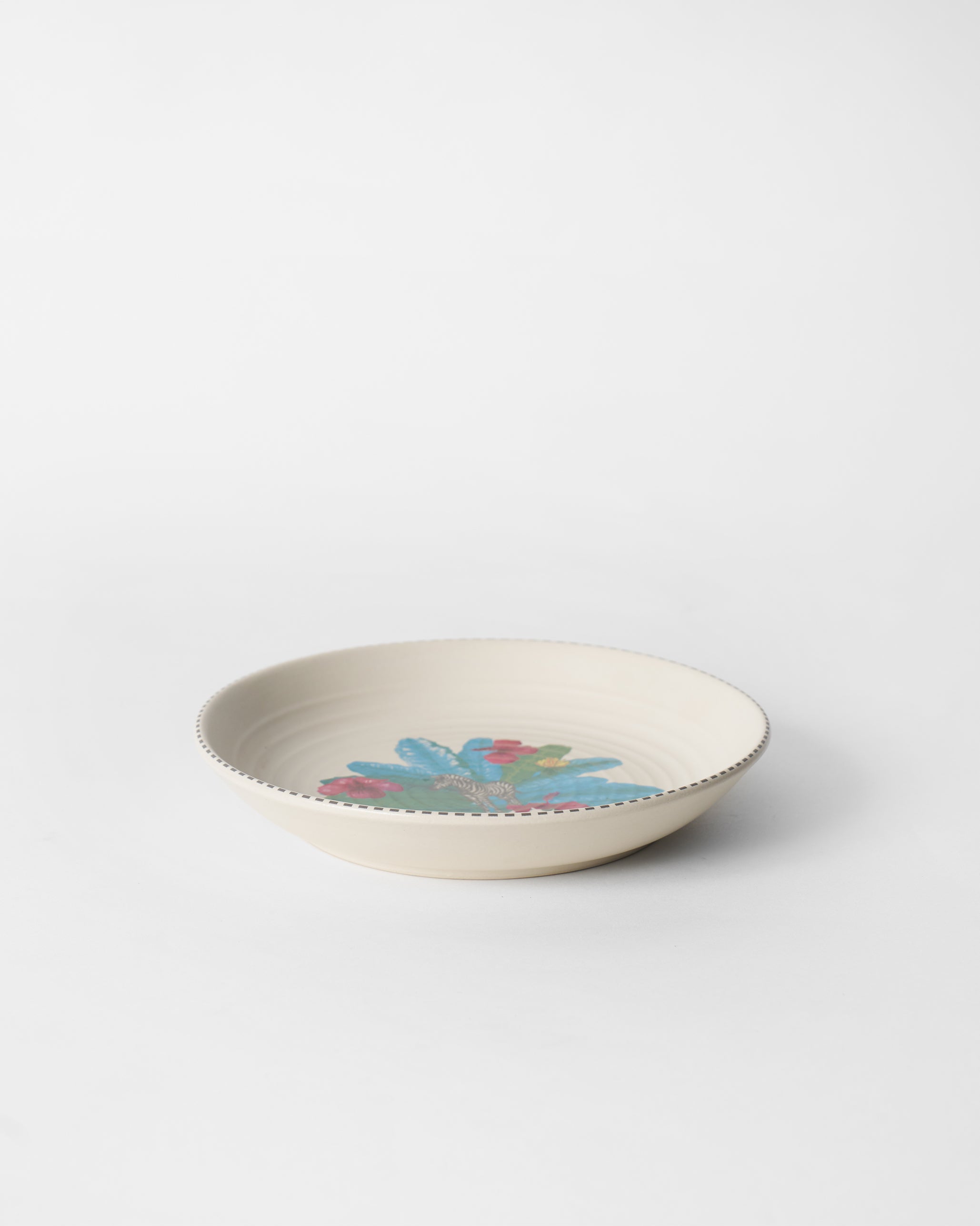 Zebra Lush Pasta Plate