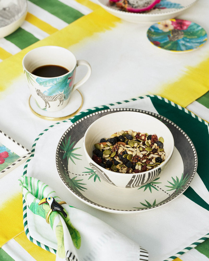 Zebra Lush Breakfast Set