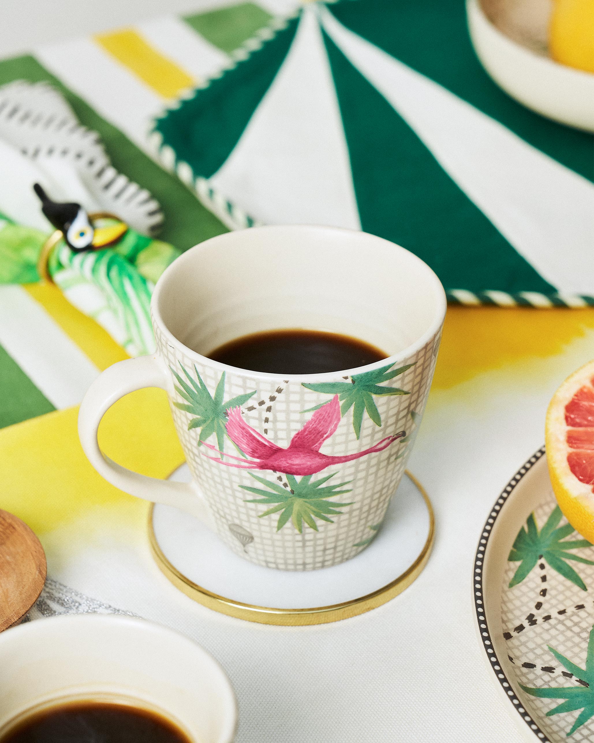 Flamingo Lush Conical Mug