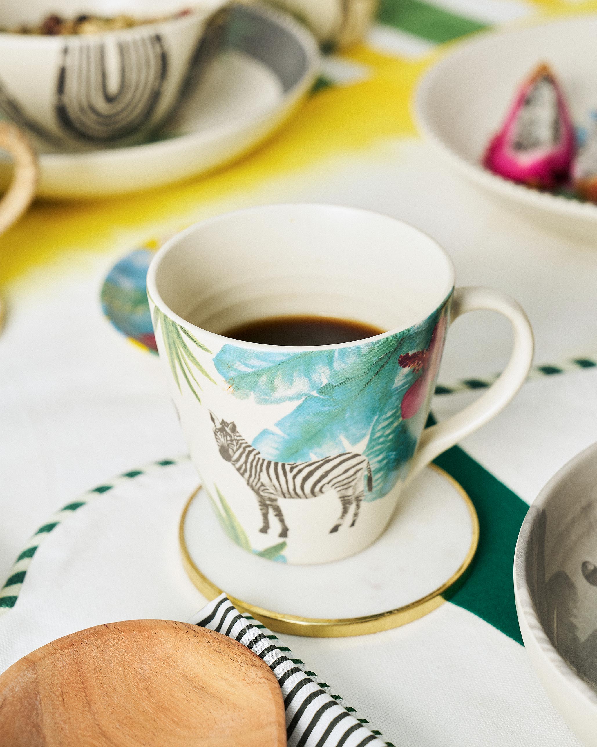 Zebra Lush Conical Mug
