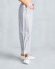 Serene Pants - Charcoal & White Stripes