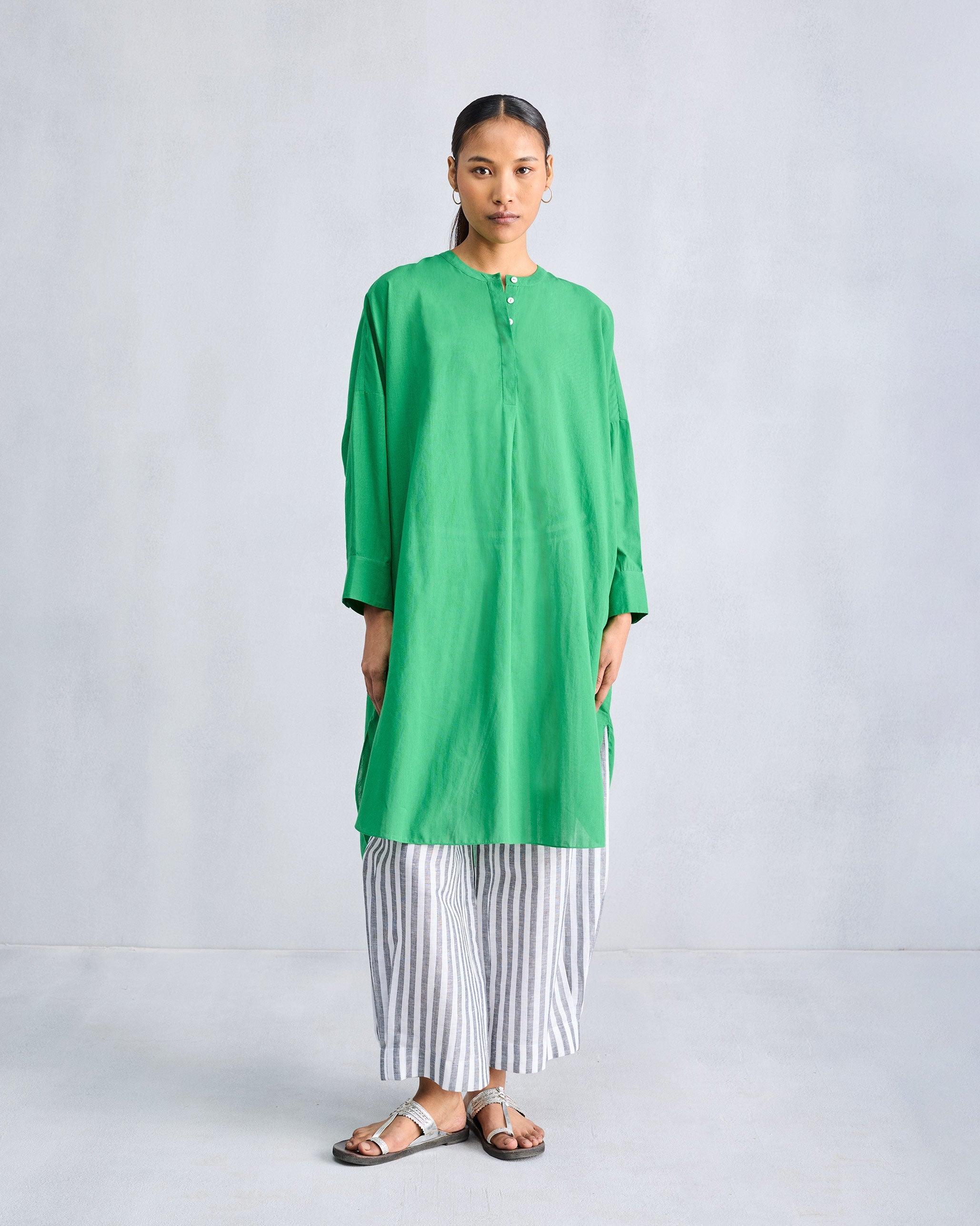 Lazy Sunday Tunic - Green