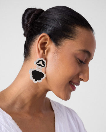 Kamal Earrings - Silver