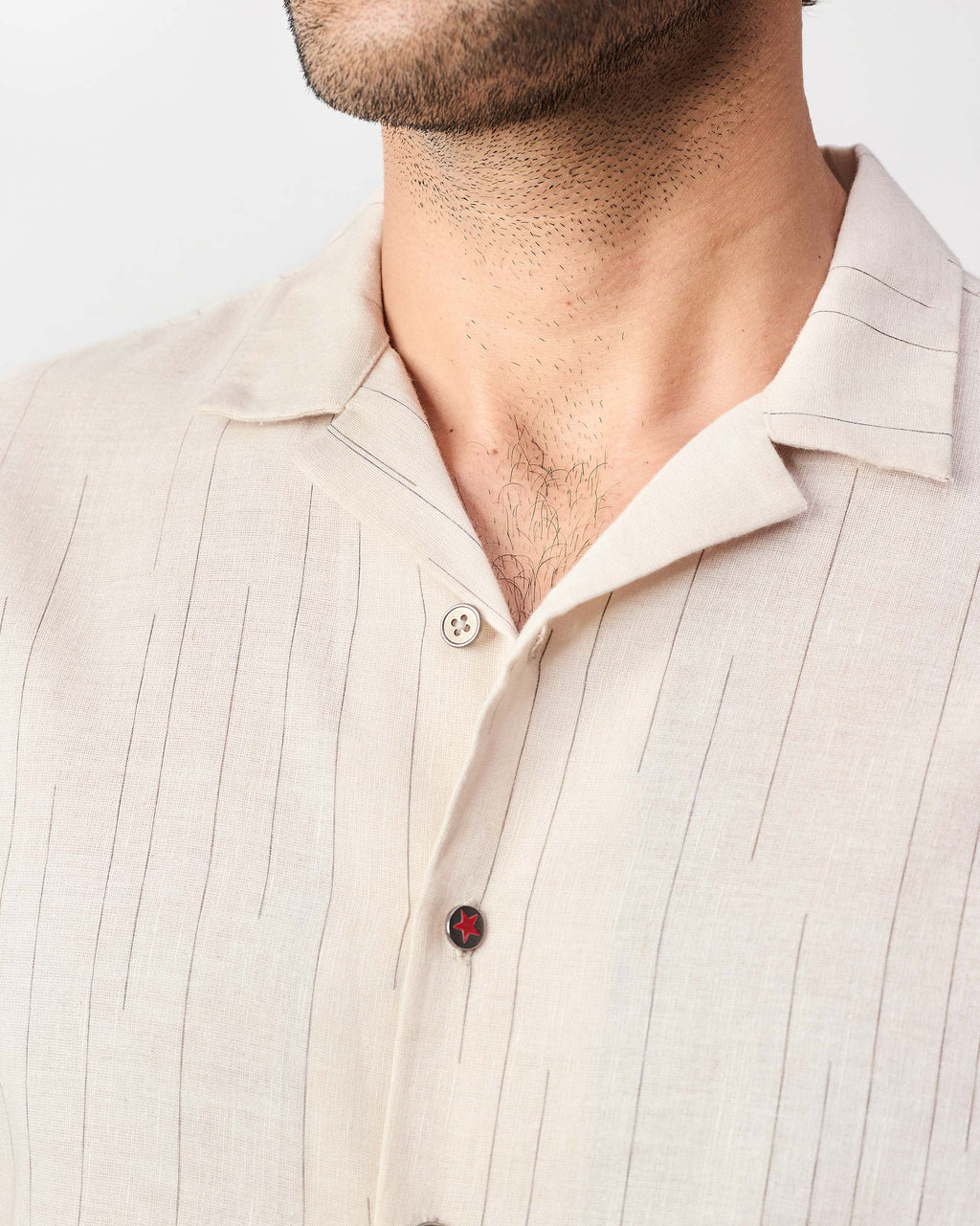 Mistari Shirt - Beige & Black Print – Nicobar Global