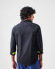 Kayobi Shirt Set (White & Black & Olive)