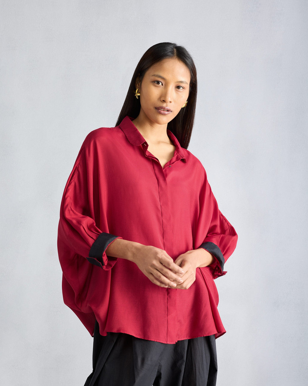 Boxy Shirt - Red